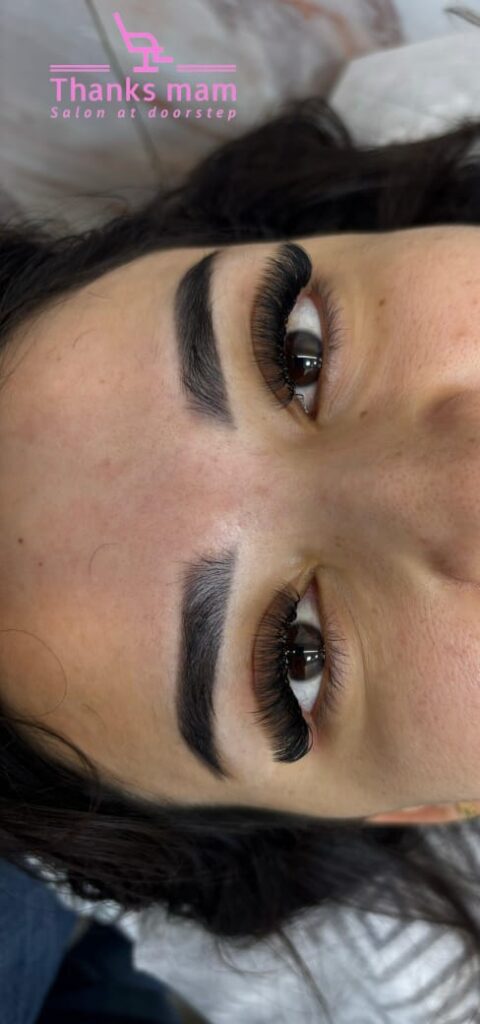 Eyelash extension hybrid