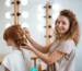 Professional hairstylist providing salon at home in Delhi with hair styling and beauty services for women.